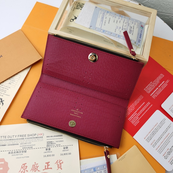 LVコピーウォレット細部ディテール